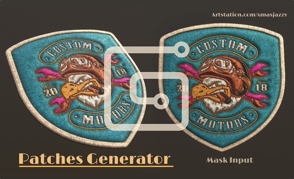 SD材质 – 程序化补丁生成器 Patches Generator