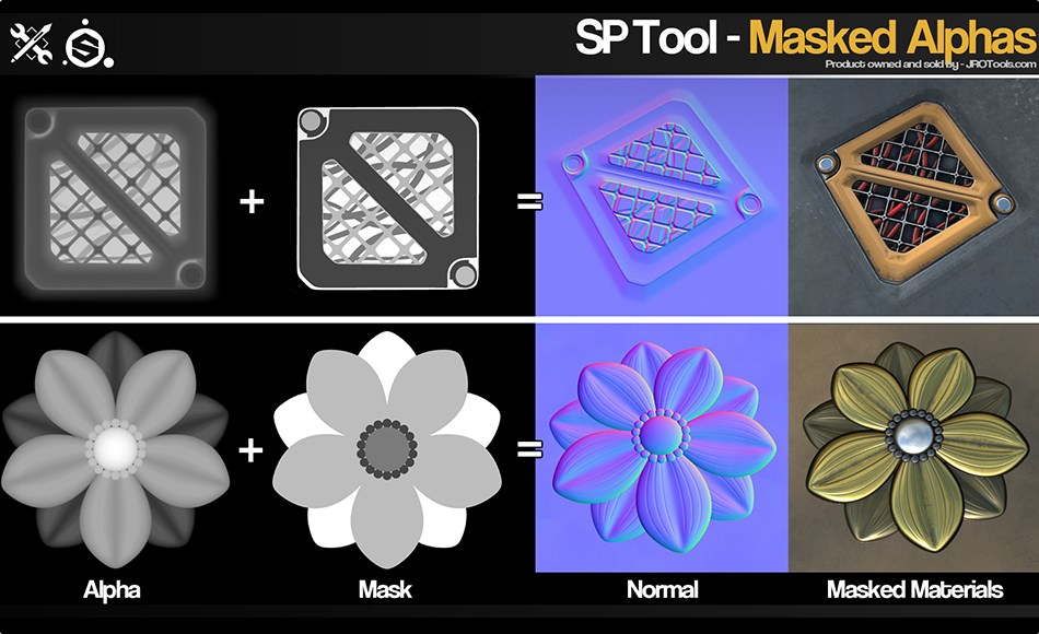 SP插件 – SPTool – Masked Alphas
