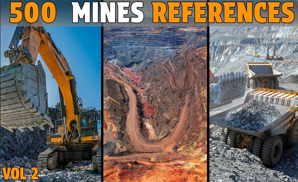 500 张挖掘机器参考照片 500 Mines Photo Reference – Vol 2