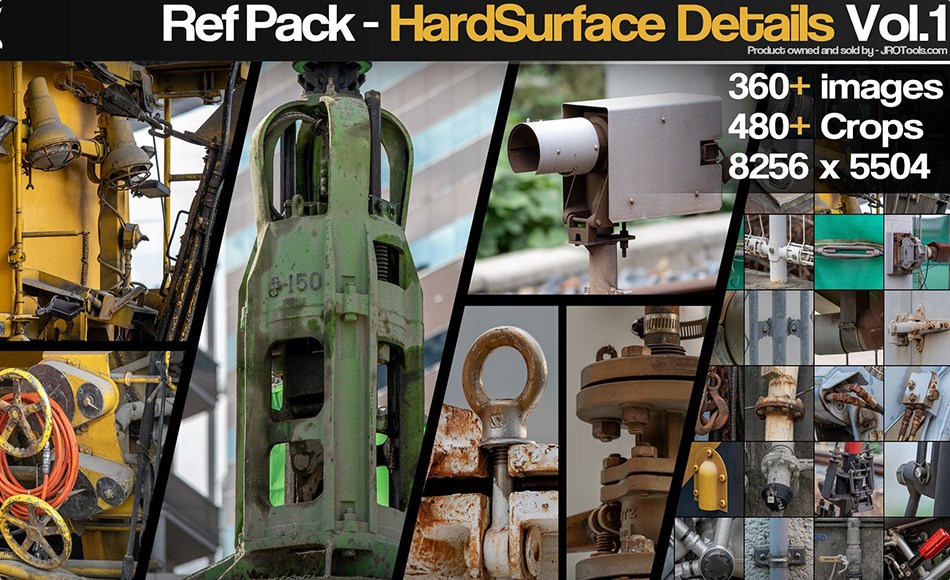 硬表面细节参考照片 Ref Pack – HardSurface Details Vol.1