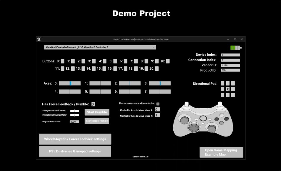 UE5插件 – 控制器插件 Simple Controller (Advanced Input Device) Plugin
