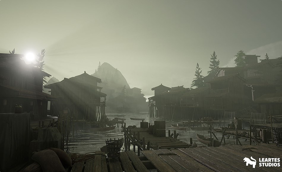 【UE5】亚洲渔村环境 Asian Fishing Village Environment