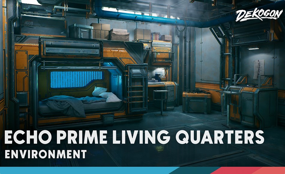 【UE5】住宅区资产包 Echo Prime Living Quarters (Low Poly)