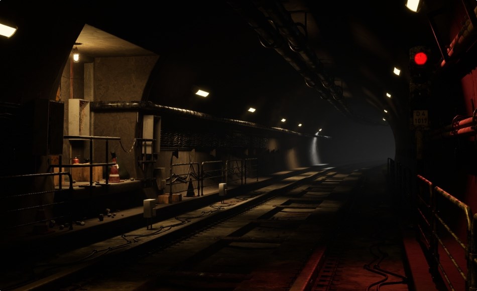 【UE5】地铁隧道 Subway Tunnel