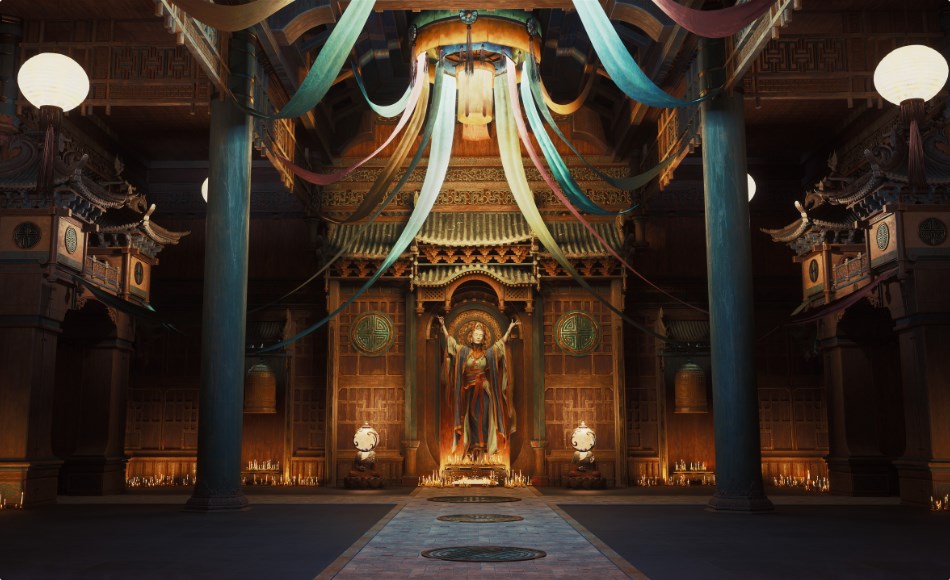 【UE5】寺庙内部环境 The Sacred Threshold – Asian Temple Interior Environment Kit