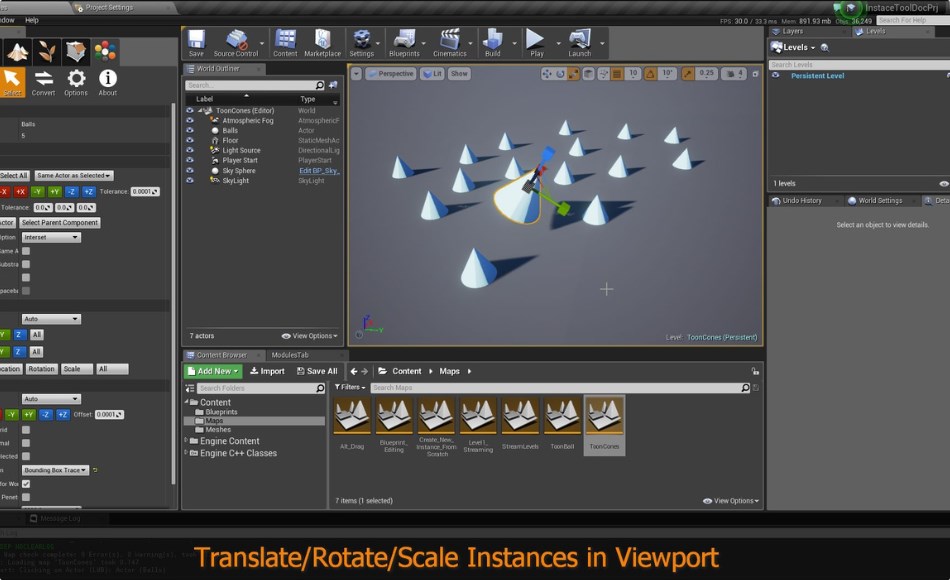 UE5插件 – 实例工具 Instance Tool