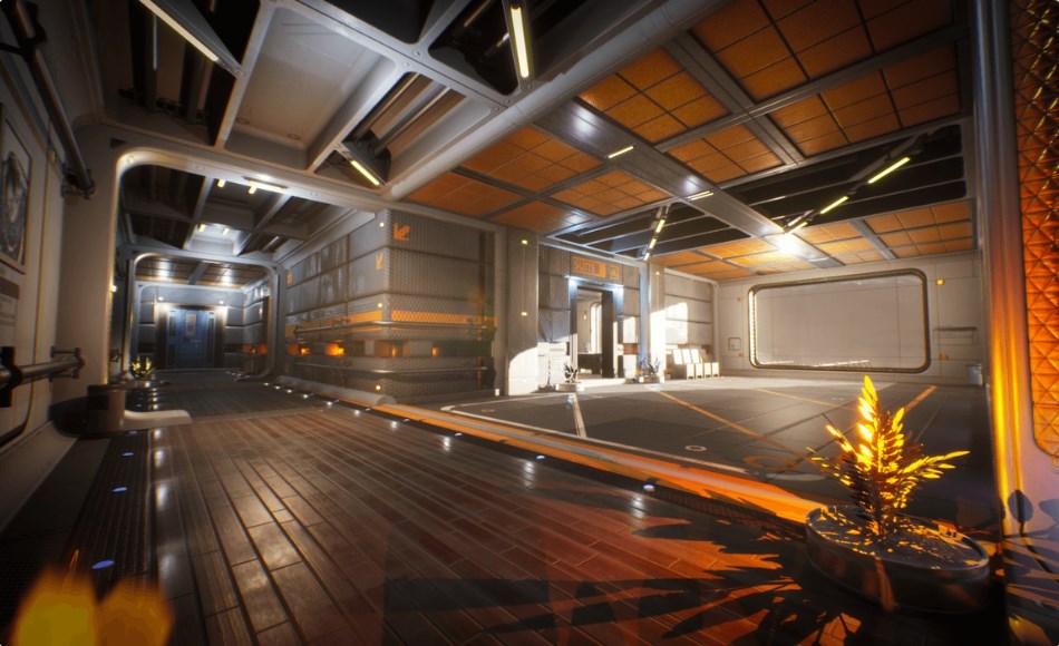 【UE5】科幻走廊内饰套件 Sci-fi Rooms and Corridors Interior Kit