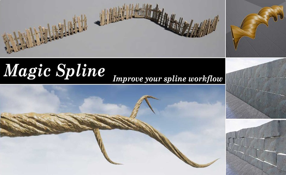 UE5插件 – 高级样条线插件 Magic Spline Plugin