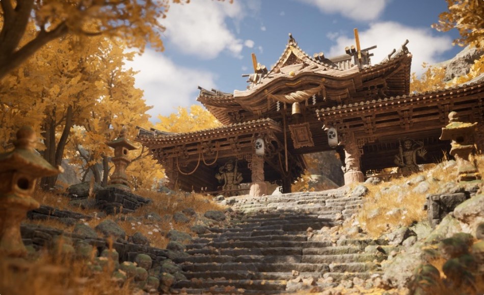 【UE5】古代寺庙 Mountain Temple (Japanese Temple, Ancient Temple, Temple Shrine, Feudal Japan)