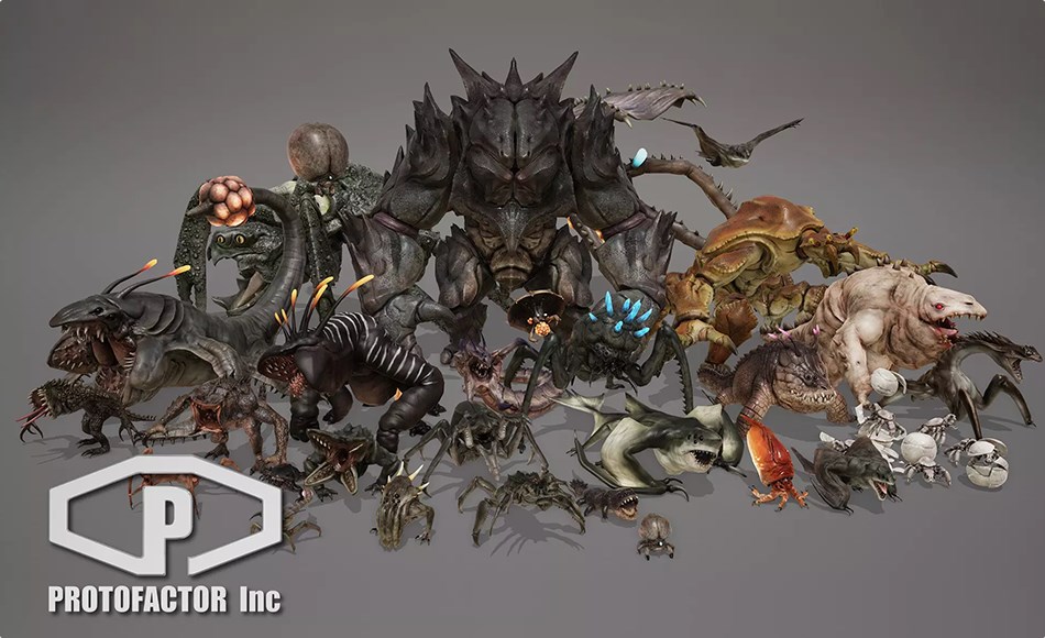 Unity角色 – 怪物角色集 MONSTER FULL PACK VOL 2