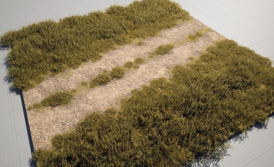 【UE5】地面材质纹理包 Ground Material Texture Pack (Advanced Materials / 5 Variations)