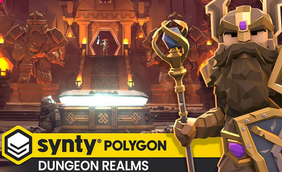 Unity资产 – 风格化地牢资产包 POLYGON – Dungeon Realms Pack