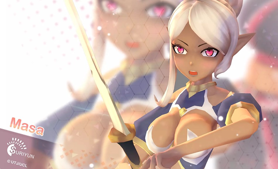 Unity角色 – 风格化游戏角色 Masa