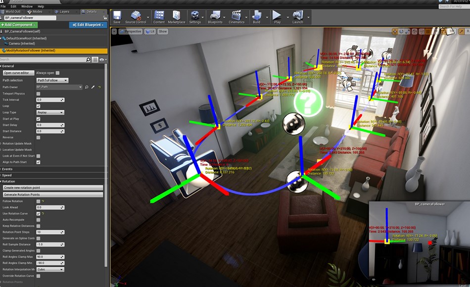 UE4/5插件 – 路径跟随插件 Path Follow