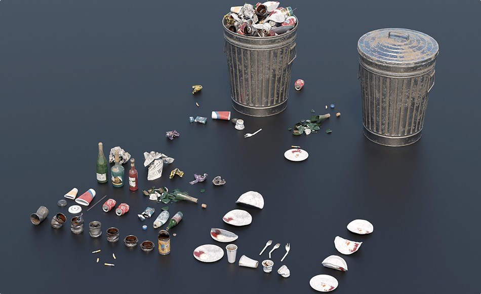 【UE5】垃圾资产包 Trash Set.2