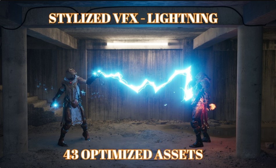 【UE5】风格化闪电视觉特效 Stylized VFX – Lightning