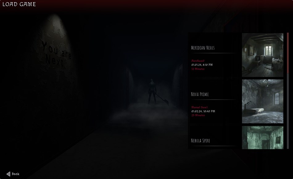 【UE5】恐怖游戏菜单资产 Game Main Menu – 3D UI – Gamepad – Common UI – Horror Theme