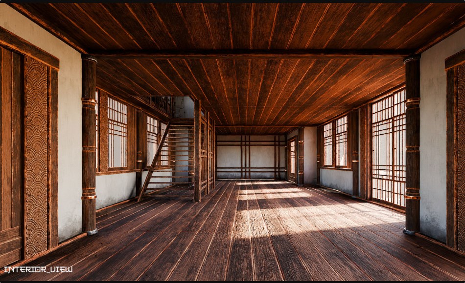 模型资产 – 50 座高细节日本建筑 50 JAPAN BUILDINGS – 4K PBR HIGH QUALITY Low-poly 3D model