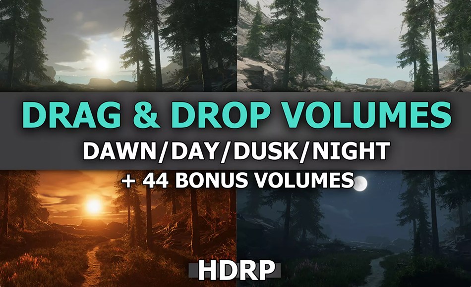 Unity插件 – 光效预设插件 Drag&Drop Volumes