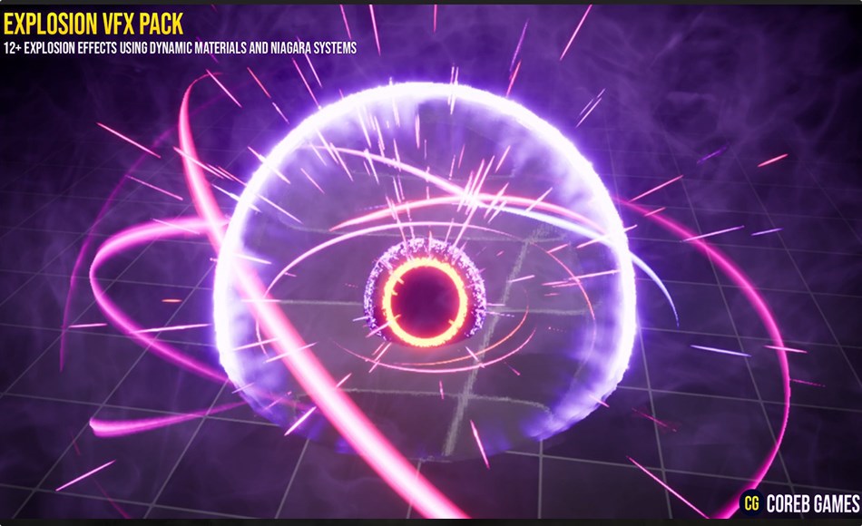 【UE5】爆炸特效包 Explosion VFX Pack