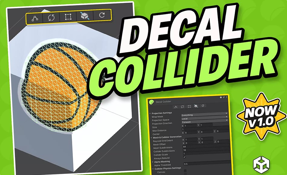 Unity插件 – 贴花贴图工具 Decal Collider