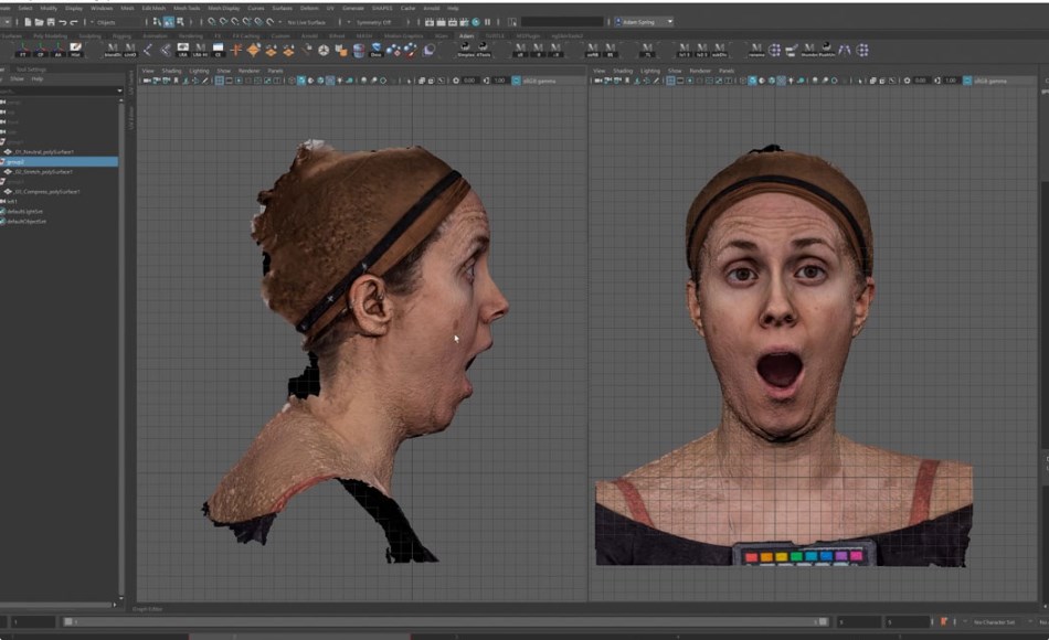 【中文字幕】使用扫描模型创建面部表情 Creating Facial Blendshapes Using Photogrammetry 【中文字幕】使用扫描模型创建面部表情 Creating Facial Blendshapes Using Photogrammetry