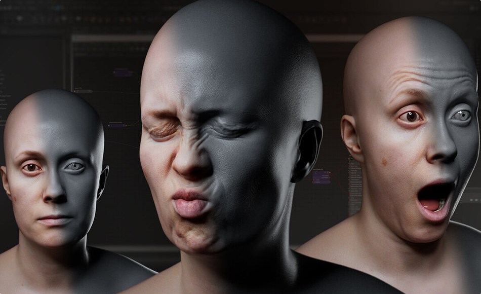 【中文字幕】使用扫描模型创建面部表情 Creating Facial Blendshapes Using Photogrammetry