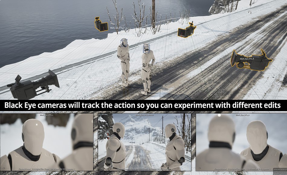 UE5插件 – 智能动态摄像机 Black Eye Camera