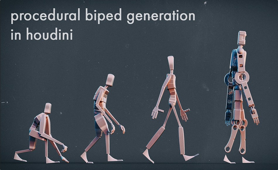【中文字幕】程序化双足动画生成 Procedural biped generation in houdini 【中文字幕】程序化双足动画生成 Procedural biped generation in houdini