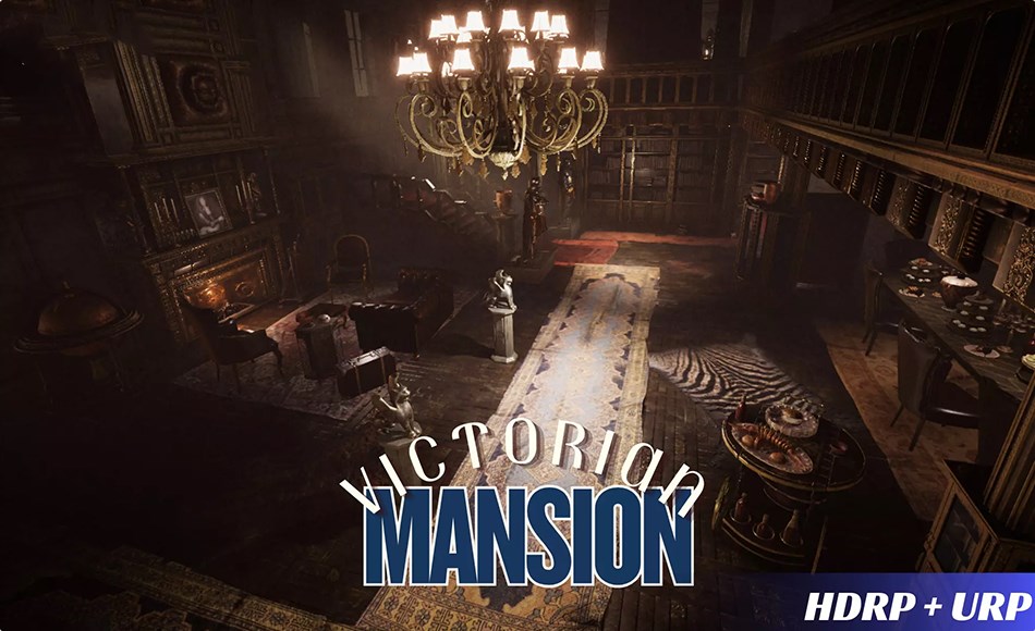 Unity场景 – 维多利亚式住宅环境 Victorian Mansion Environment Unity场景 – 维多利亚式住宅环境 Victorian Mansion Environment