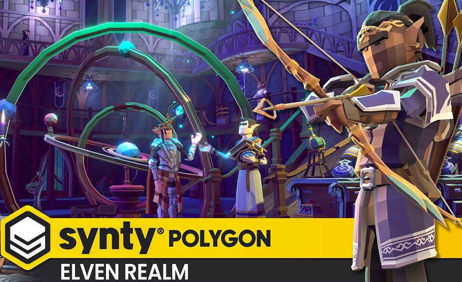 Unity资产 – 风格化精灵王国 POLYGON – Elven Realm Pack