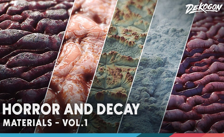 【UE4/5】腐烂有机物 Horror and Decay VOL.1 – Organics 【UE4/5】腐烂有机物 Horror and Decay VOL.1 – Organics