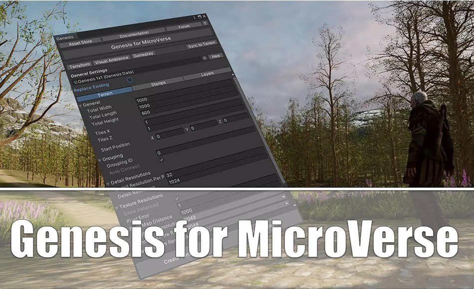 Unity插件 – 实时环境创建系统 Genesis for MicroVerse Unity插件 – 实时环境创建系统 Genesis for MicroVerse