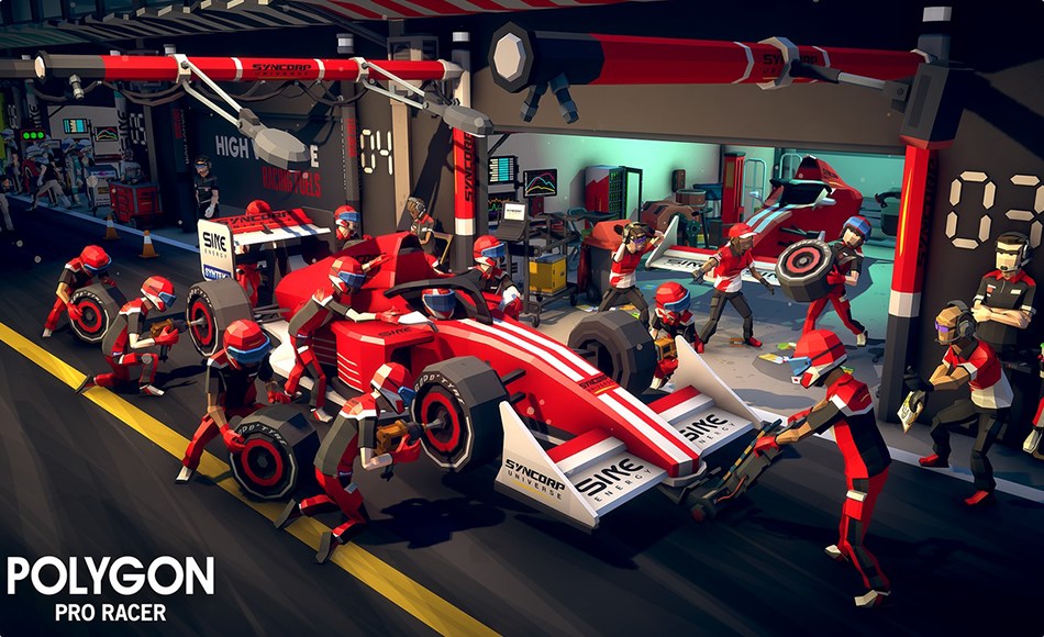 【UE5】风格化赛车资产包 POLYGON – Pro Racer 【UE5】风格化赛车资产包 POLYGON – Pro Racer