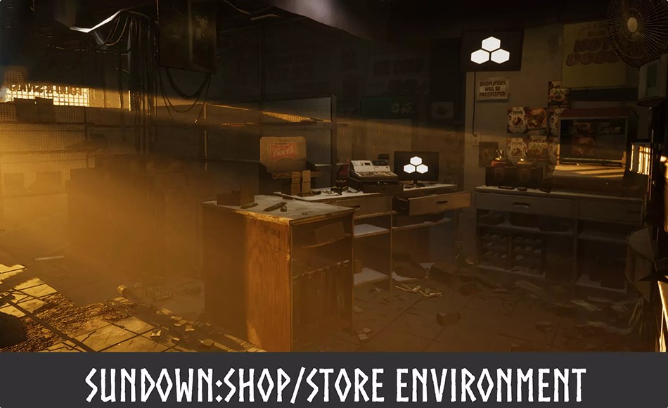 Unity场景 – 模块化商店 Sundown:Shop/Store (Modular Shop, Supermarket, Convenience Store) Unity场景 – 模块化商店 Sundown:Shop/Store (Modular Shop, Supermarket, Convenience Store)