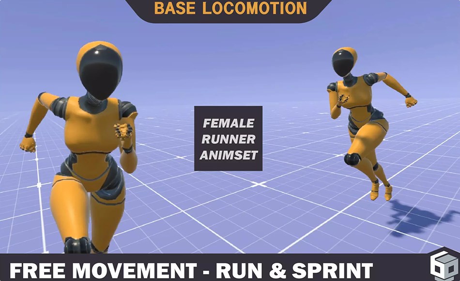 Unity动画 – 女性跑步动画集 Female Runner Animset – Free Run&Sprint Unity动画 – 女性跑步动画集 Female Runner Animset – Free Run&Sprint