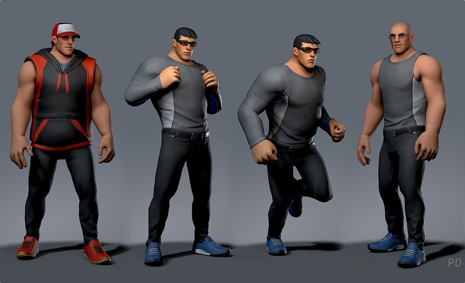 【UE5】风格化男性和女性角色 Stylized Male and Female characters (assets only)