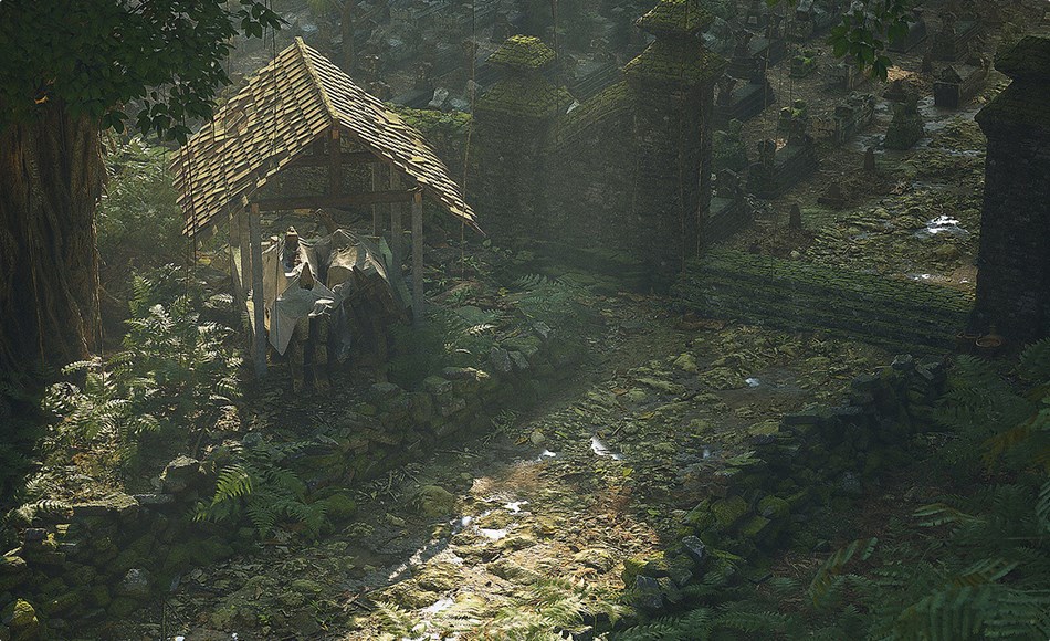 【UE5】墓地场景包 Graveyard Pack