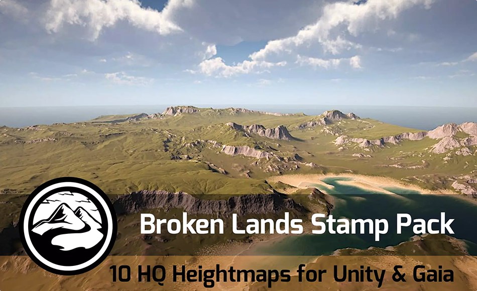 Unity地形 – 破碎地形包 Broken Lands – Stamp Pack Unity地形 – 破碎地形包 Broken Lands – Stamp Pack