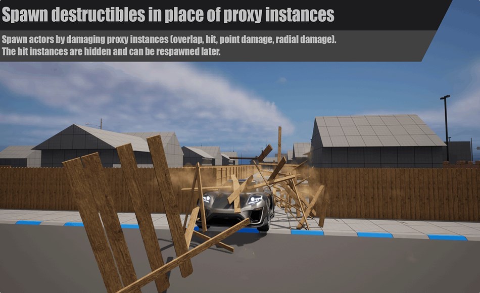 UE5插件 – 实例破碎系统 Instance Damage System UE5插件 – 实例破碎系统 Instance Damage System