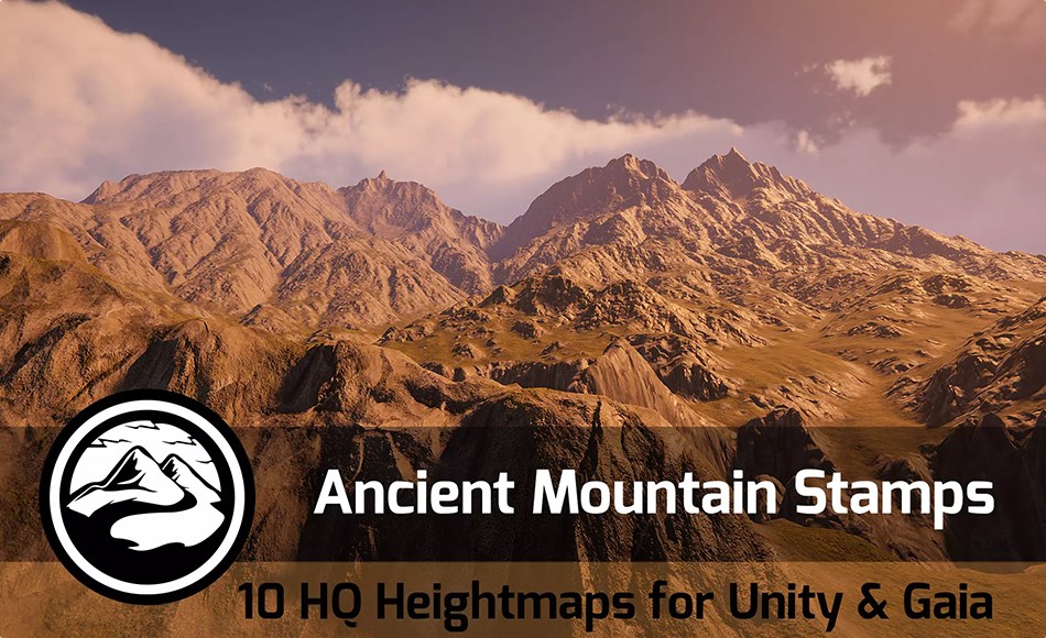 Unity地形 – 山脉地形包 Ancient Mountains – Stamp Pack Unity地形 – 山脉地形包 Ancient Mountains – Stamp Pack