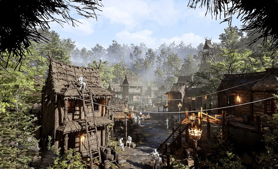 【UE5】模块化中世纪村庄 Modular Medieval Village (Village, Medieval Village, Bandit village, Town)