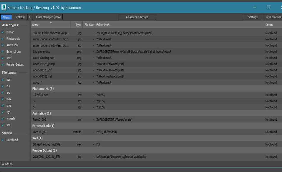 3Dmax插件 – 位图跟踪调整插件 Bitmap Tracking / Resizing