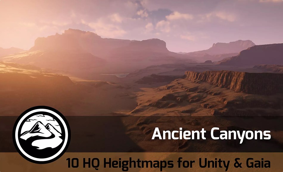 Unity地形 – 峡谷地形包 Ancient Canyons – Stamp Pack