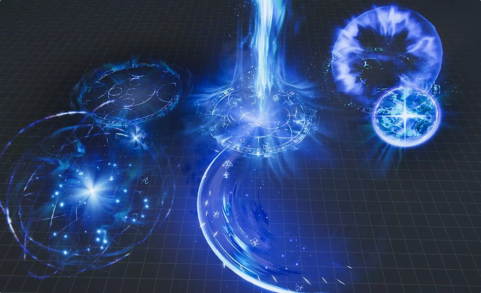 Unity特效 – 写实游戏法术特效 Realistic ARPG Mana Spells