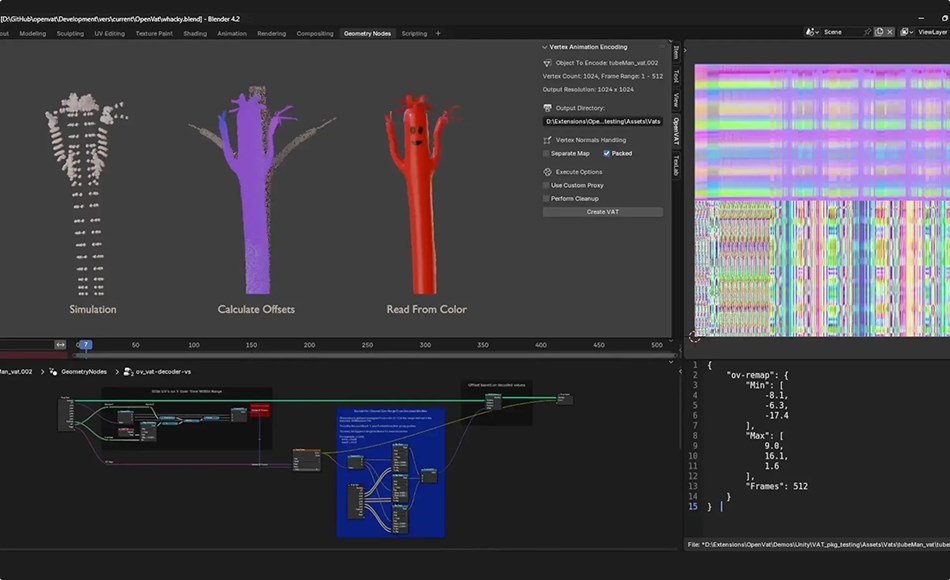 Blender插件 – 顶点纹理绘画插件 OpenVAT