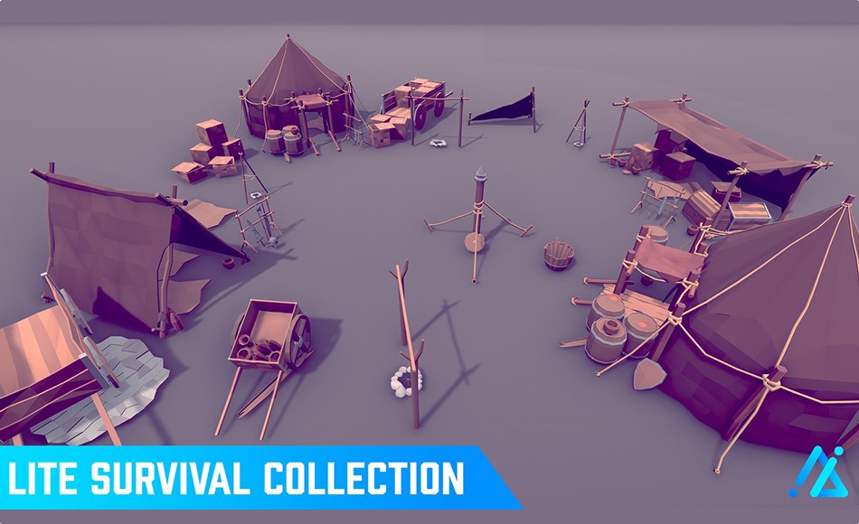 【UE5】中世纪营地 POLY – Medieval Camp