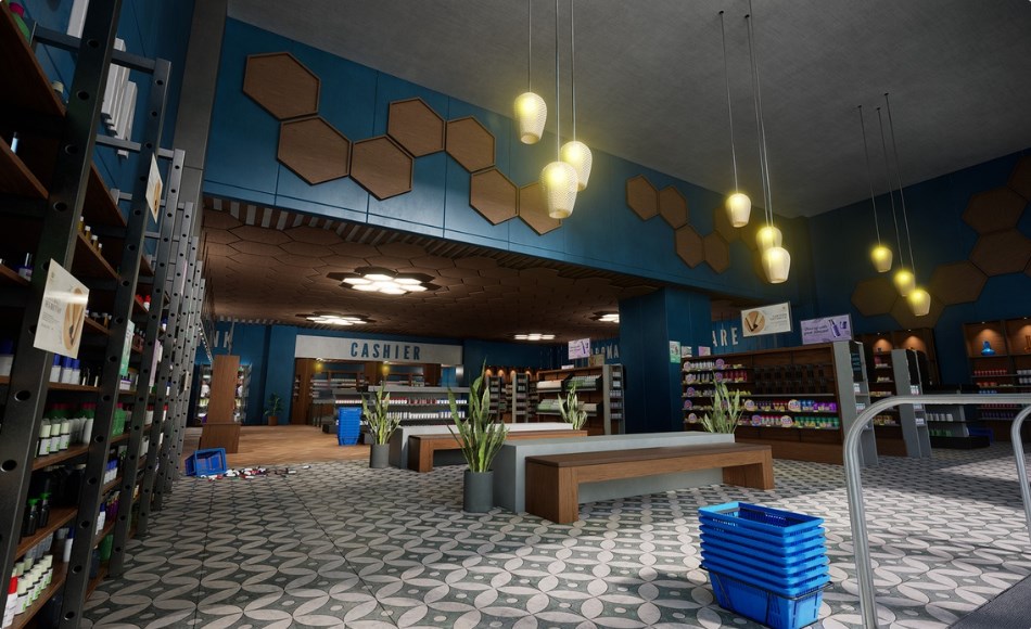 【UE5】药店工作环境 Pharmacy / Drugstore Environment ( Pharmacy Medicine Chemistry Medicines Shop )