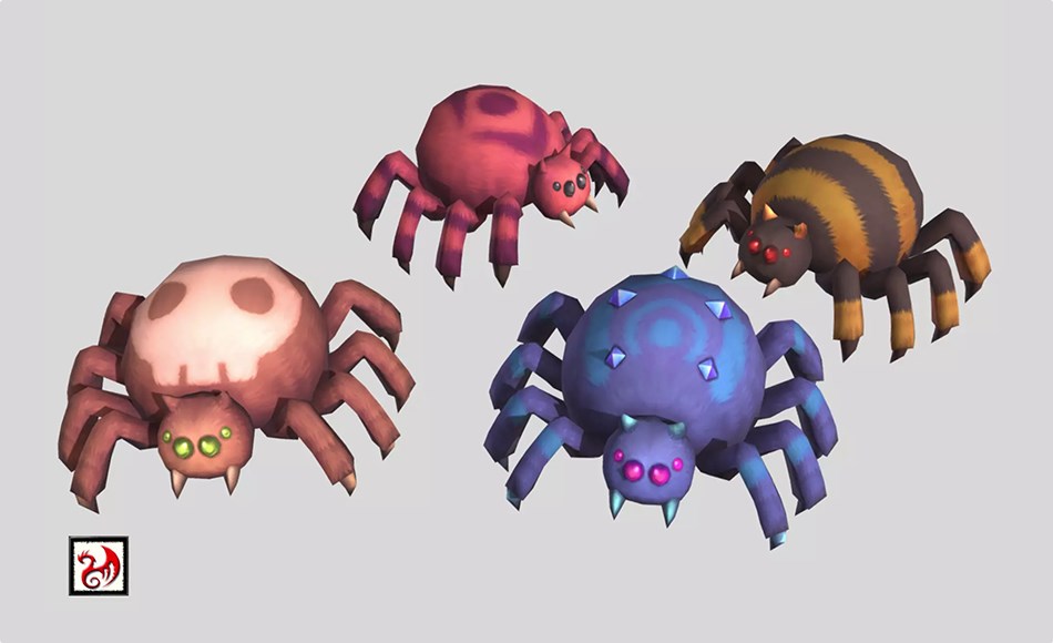 Unity资产 – 卡通蜘蛛 SpiderBo