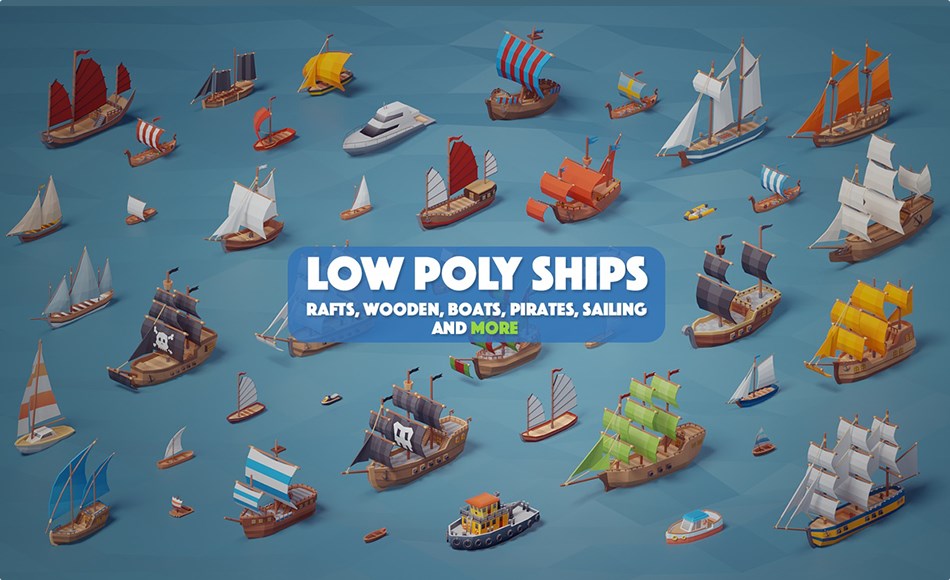 【UE5】风格化卡通船 Low Poly Cartoon Ships